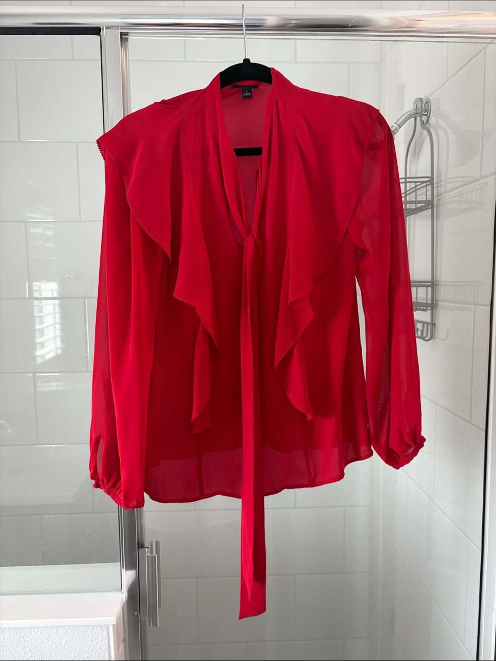 Red Ann Taylor Blouse